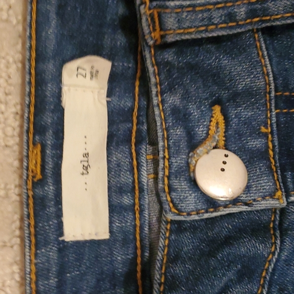 TGLA Joy Distressed Skinny Jeans Size 27 - Picture 3 of 6